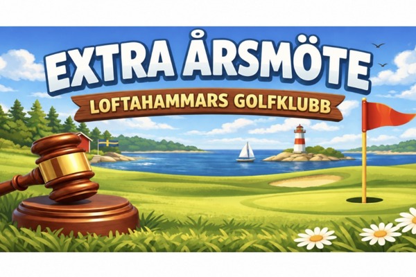 Extra årsmöte - Golfklubben