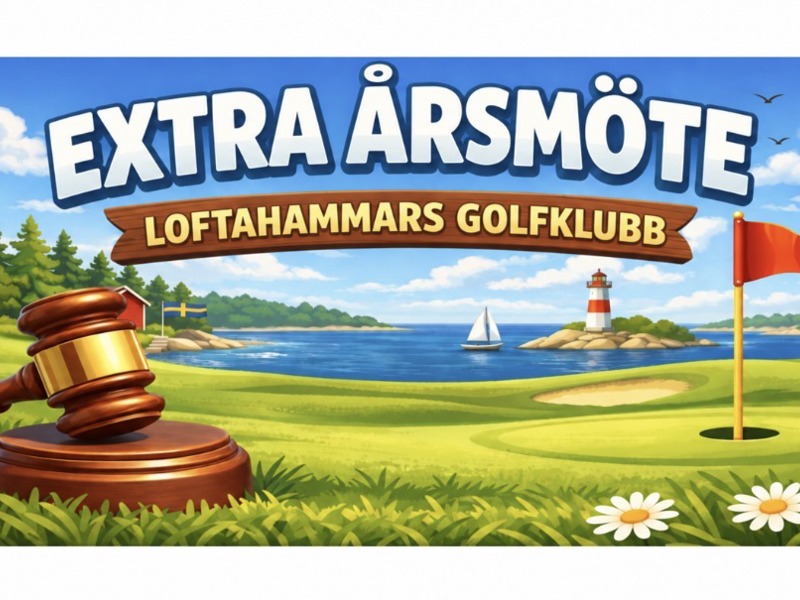 Extra årsmöte - Golfklubben