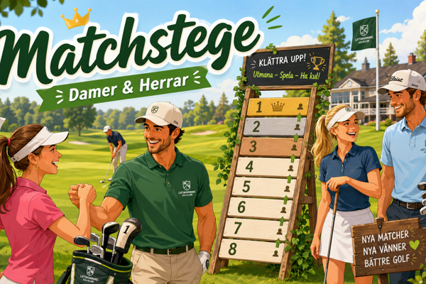 Matchstege damer och herrar